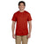 Hanes Men's Deep Red 5.2 oz. 50/50 EcoSmart T-Shirt