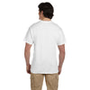 Hanes Men's White 5.2 oz. 50/50 EcoSmart T-Shirt