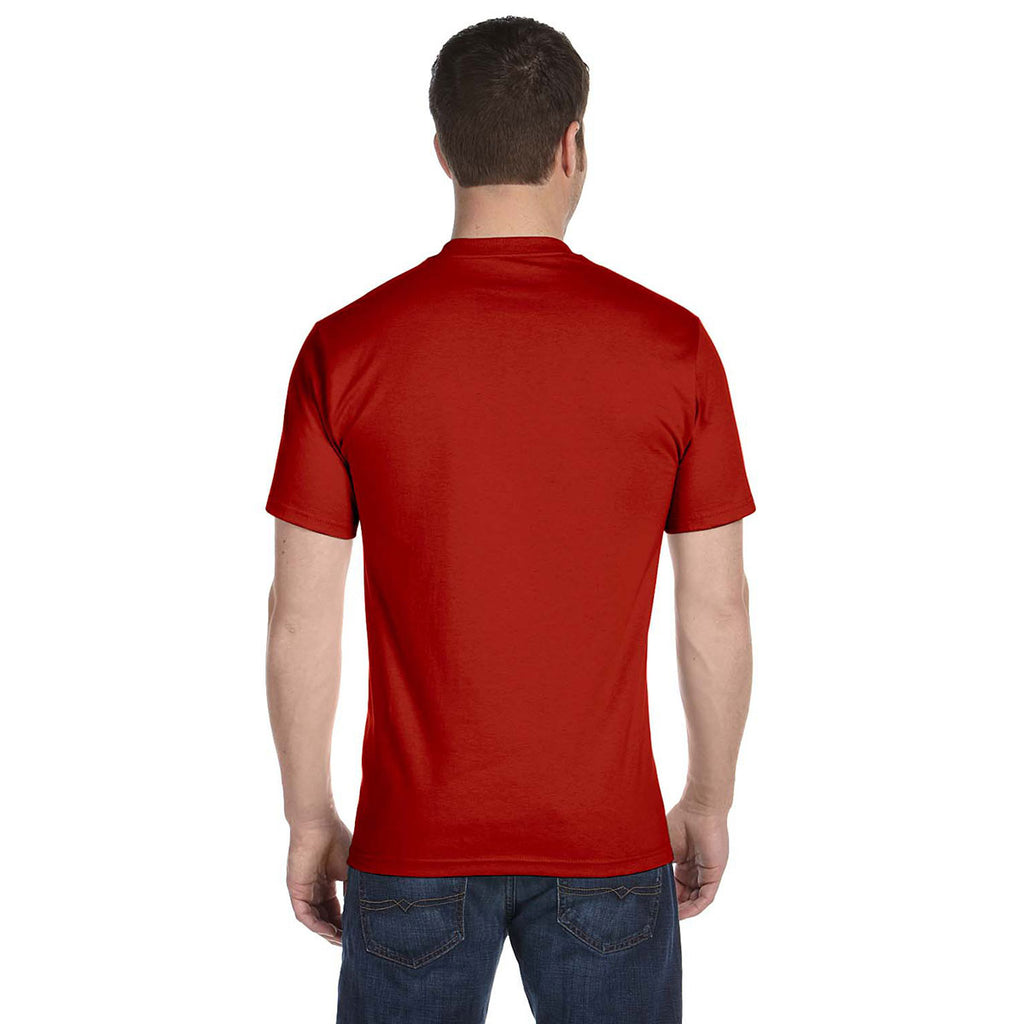 Hanes Men's Deep Red Tall 6.1 oz. Beefy-T