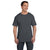 Hanes Men's Charcoal Heather 6.1 oz. Beefy-T with Pocket