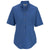 Edwards Women's French Blue Easy Care Short Sleeve Poplin Shirt
