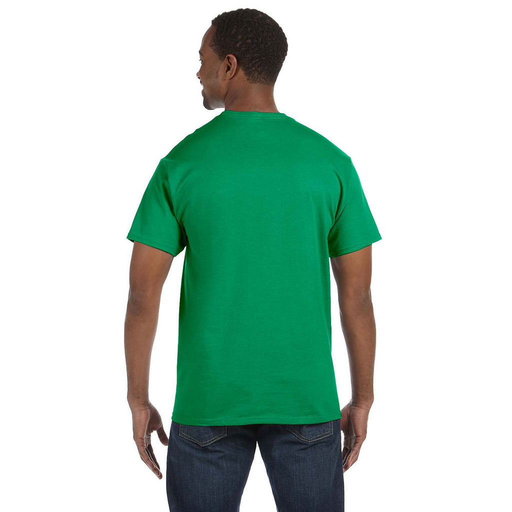 Hanes Men's Kelly Green 6.1 oz. Tagless T-Shirt
