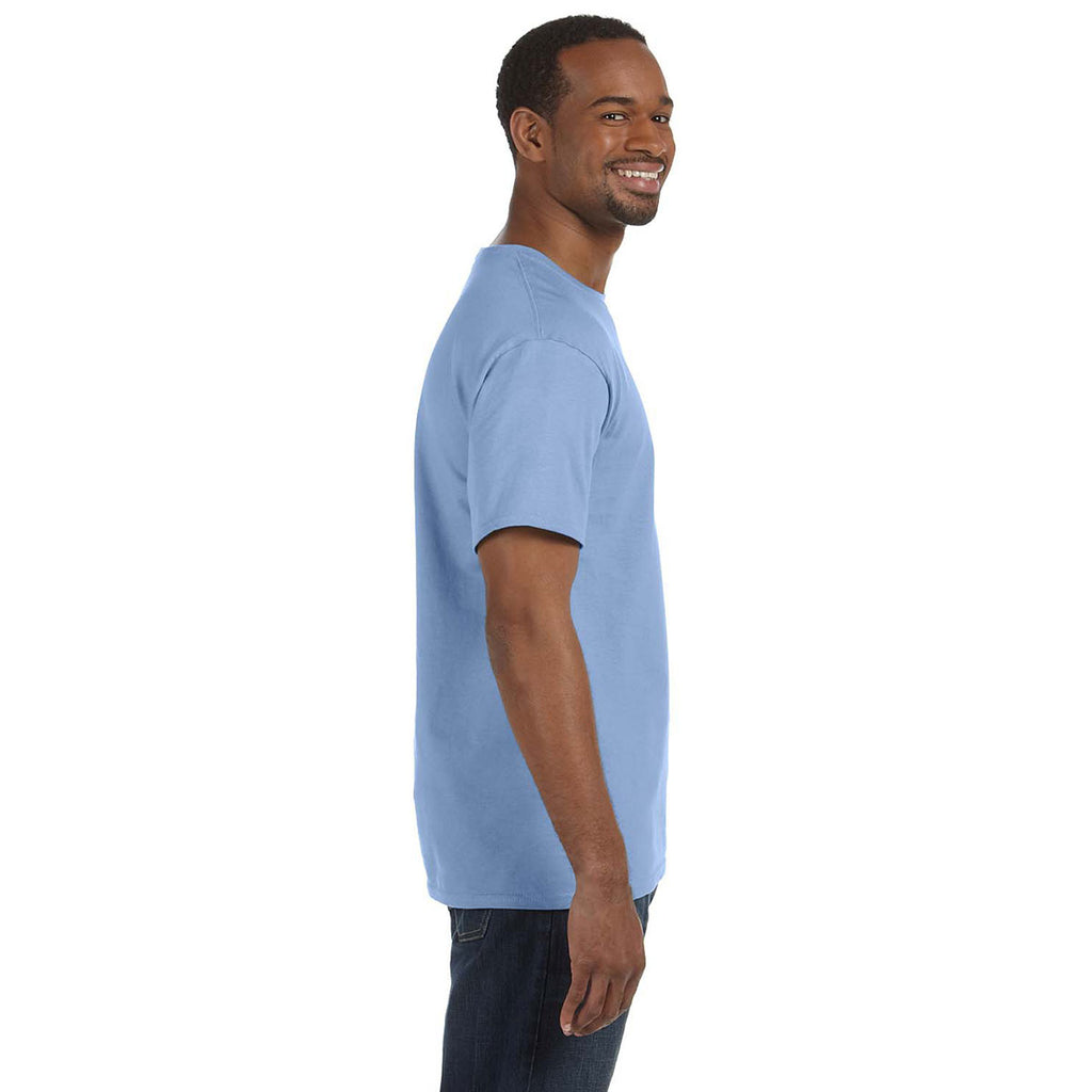 Hanes Men's Light Blue 6.1 oz. Tagless T-Shirt