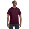 Hanes Men's Maroon 6.1 oz. Tagless T-Shirt