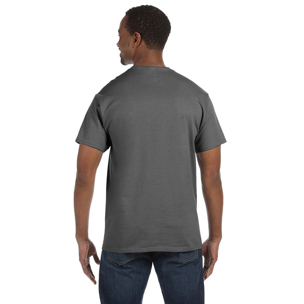 Hanes Men's Smoke Grey 6.1 oz. Tagless T-Shirt