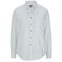 Edwards Women's White Easy Care Long Sleeve Poplin Shirt