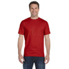 Hanes Men's Deep Red 5.2 oz. ComfortSoft Cotton T-Shirt
