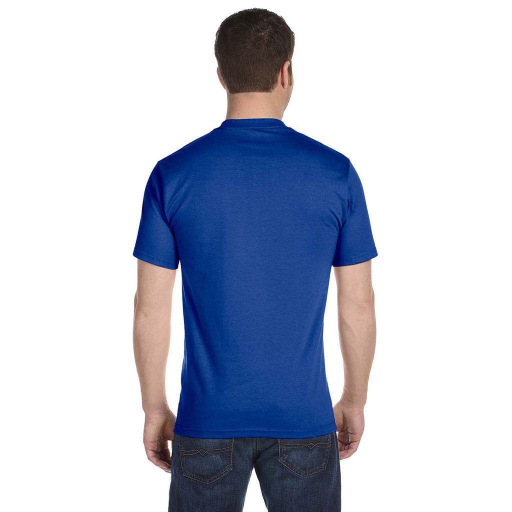 Hanes Men's Deep Royal 5.2 oz. ComfortSoft Cotton T-Shirt