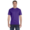 Hanes Men's Purple 5.2 oz. ComfortSoft Cotton T-Shirt