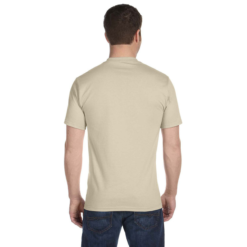 Hanes Men's Sand 5.2 oz. ComfortSoft Cotton T-Shirt