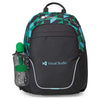 Gemline Black/Blue & Green Pattern Mission Backpack