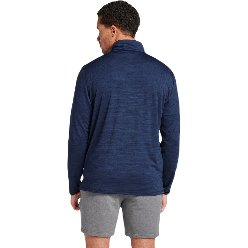 Puma Golf Men's Navy Blazer Heather Cloudspun Grey Label Quarter Zip