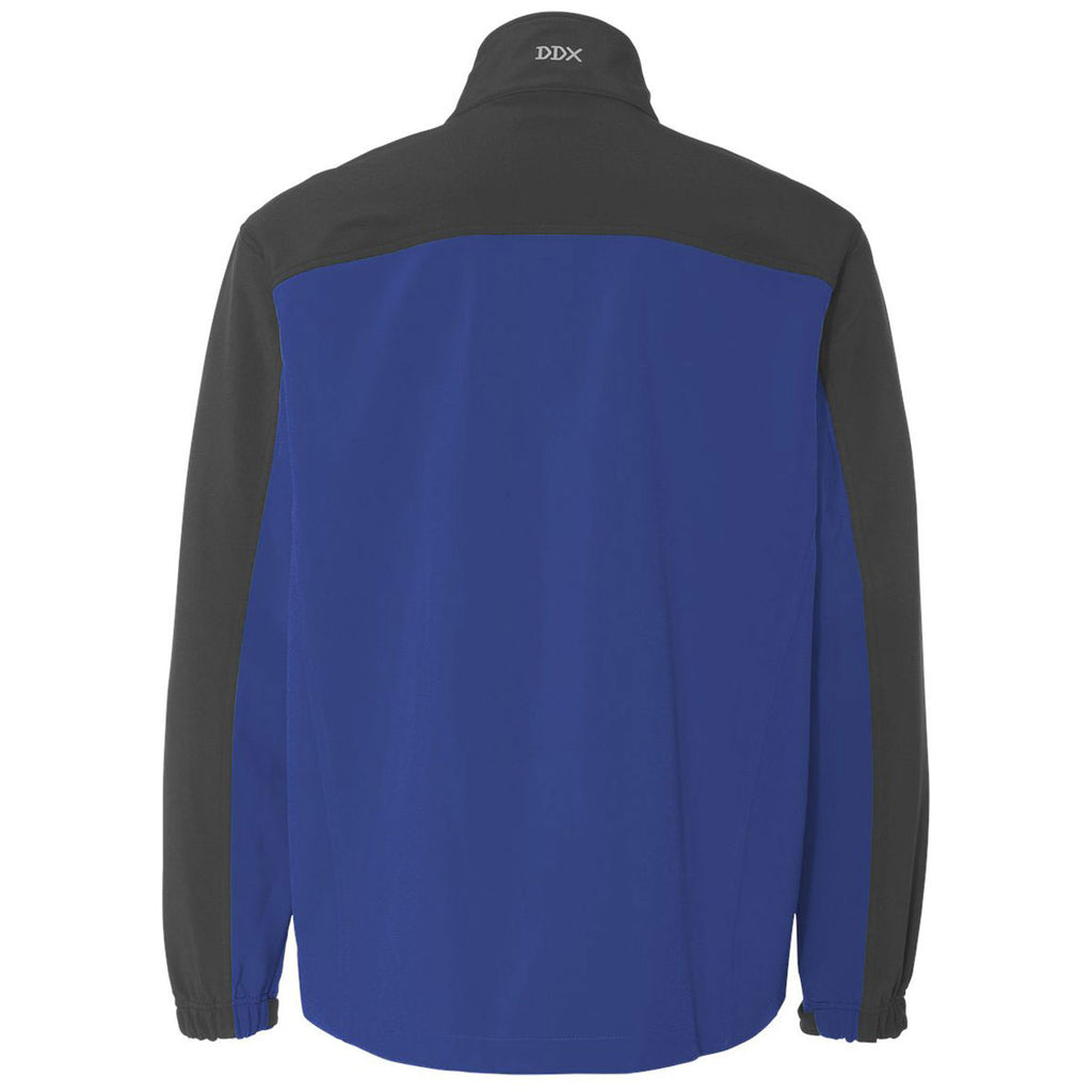 Dri Duck Men's Tech Blue Charcoal Motion Soft Shell Jacket