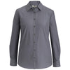 Edwards Women's Dark Grey Long Sleeve Essential Broadcloth Shirt