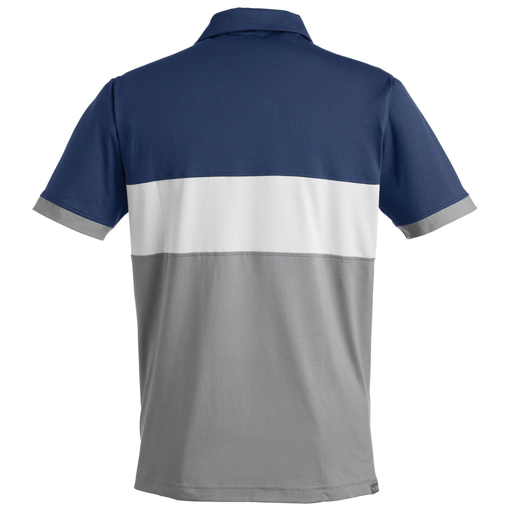 Puma Golf Men's Navy Blazer/Guiet Shade Cloudspun Highway Polo