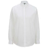 Edwards Women's White Banded Collar Shirt