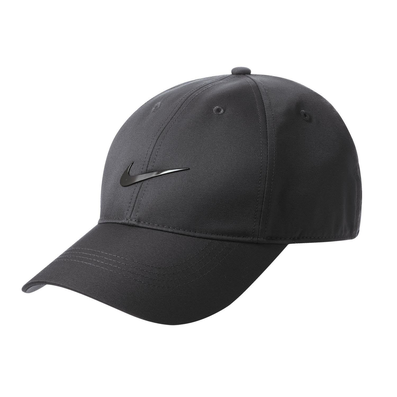 Embroidered Nike Charcoal Grey Dri-FIT Swoosh Front Cap | Nike