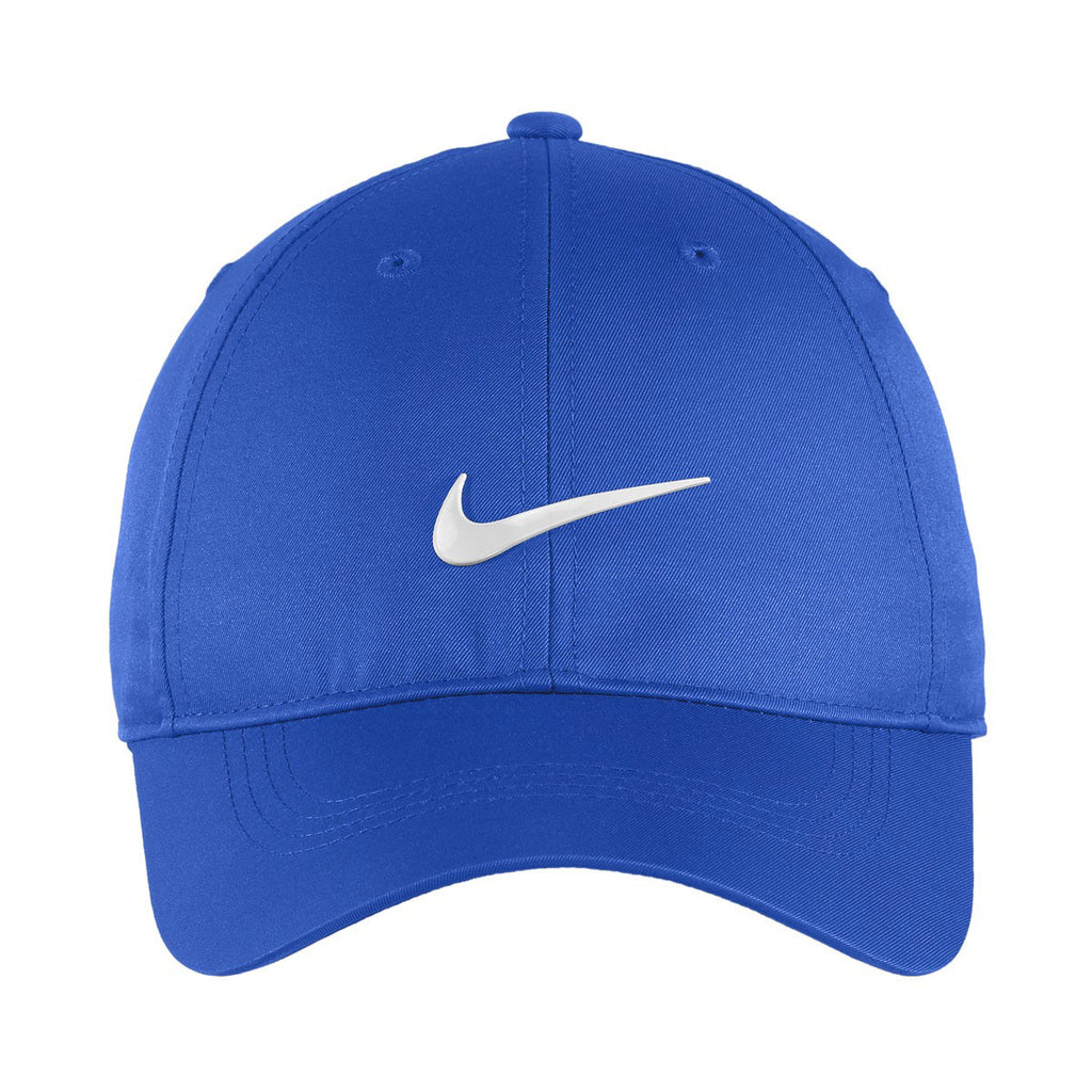 Custom Nike Golf Royal Blue Dri-FIT Swoosh Front Cap | Custom Nike