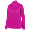Augusta Women's Power Pink Wicking Fleece Pullover