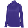 Augusta Women's Purple Wicking Fleece Pullover
