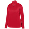 Augusta Women's Red Wicking Fleece Pullover
