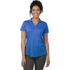 Edwards Women's French Blue Mini-Pique Snag Proof Polo