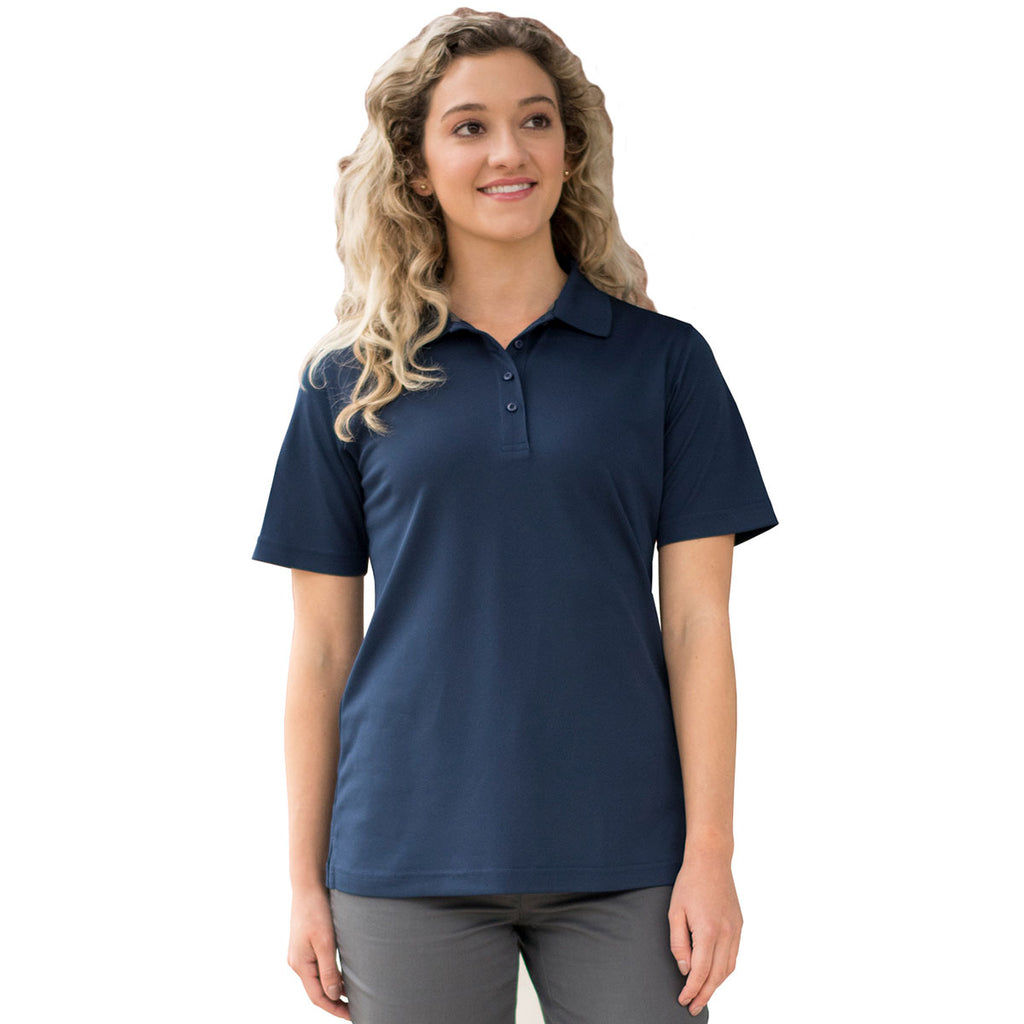 Edwards Women's Bright Navy Airgrid Snag-Proof Mesh Polo