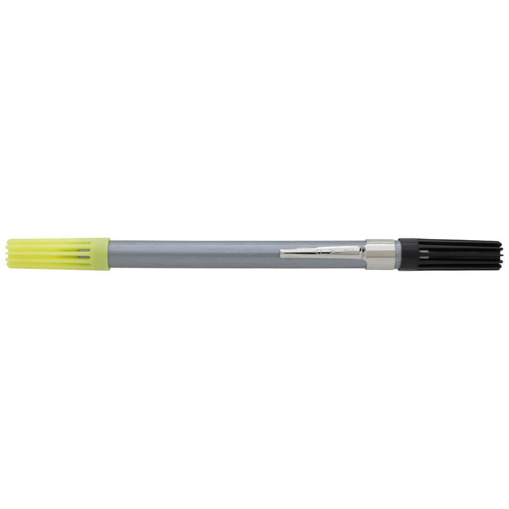 DriMark Silver/Black/Yellow Double Header Highlighter Ball Pen Combo