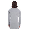 Anvil Men's Heather Graphite Lightweight Long & Lean Raglan Long Sleeve T-Shirt