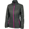 Charles River Women's Grey/Pink Lithium Quilted