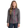 Charles River Women's Grey/Pink Lithium Quilted