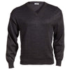 Edwards Men's Charcoal V-Neck Acrylic Sweater