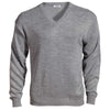 Edwards Men's Grey Heather V-Neck Acrylic Sweater