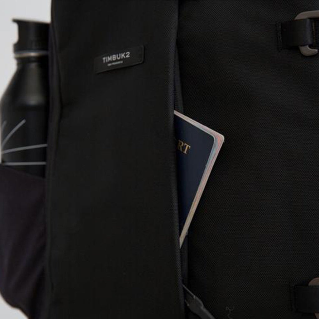 Timbuk2 Jet Black Never Check Expandable Backpack
