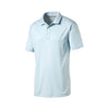 Puma Golf Men's Omphalodes Light Blue Essential Pounce Golf Polo Cresting