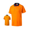 Puma Golf Men's Orange Short Sleeve D_Vent Polo Cresting