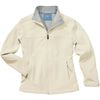 Charles River Women's Dove White/Pearl Grey Soft Shell Jacket