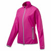 Puma Golf Women's Shocking Pink Full Zip Wind Golf Jacket