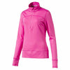 Puma Golf Women's Shocking Pink 1/4 Zip Golf Popover