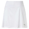 Puma Golf Women's Bright White PWRShape Solid Knit Skirt