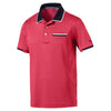 Puma Golf Men's Paradise Pink PWRCOOL ADAPT Golf Polo