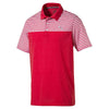 Puma Golf Men's High Risk Red Clubhouse Golf Polo