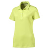 Puma Golf Women's Sunny Lime Jacquard Golf Polo