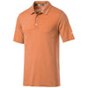 Puma Golf Men's Vibrant Orange Evoknit Breakers Golf Polo