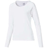 Puma Golf Women's Bright White Long Sleeve Sun Crew Golf Shirt