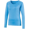 Puma Golf Women's Ethereal Blue Long Sleeve Sun Crew Golf Shirt