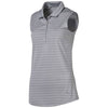 Puma Golf Women's Quarry Rotation Stripe Sleeveless Golf Polo