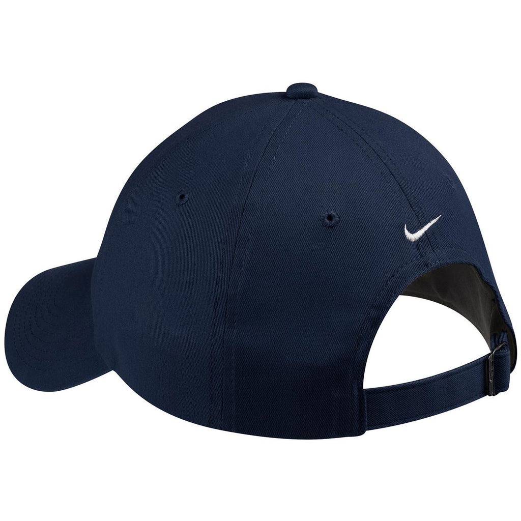 Reductor Midden parallel Custom Nike Golf Deep Navy Unstructured Twill Cap | Branded Nike Caps