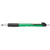 Hub Pens Green Maxglide Click Metallic Stylus