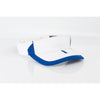 Pacific Headwear White/Royal Adjustable M2 Performance Sideline Visor